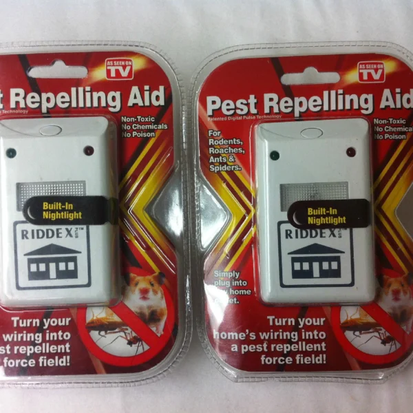 2 pk riddex pest repelling aid